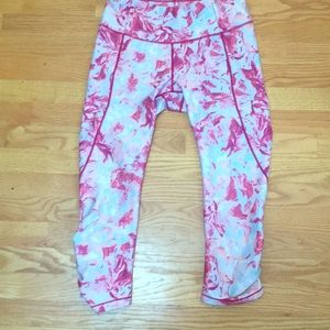 Capri floral leggings